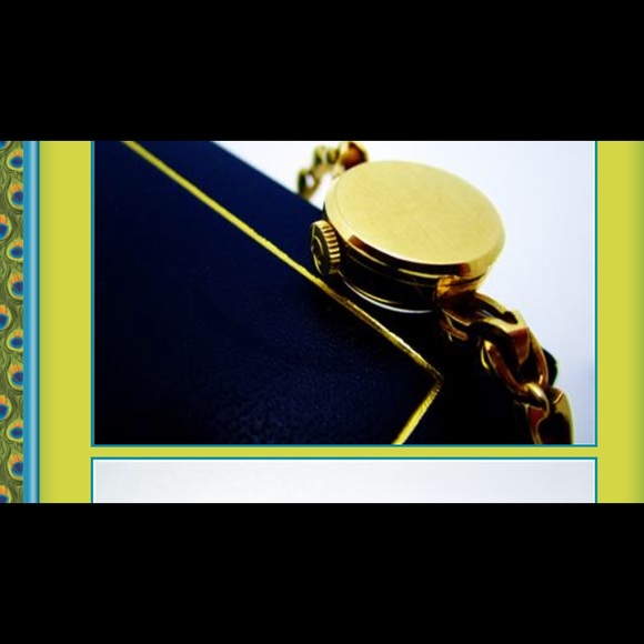 Omega Jewelry Vtg 4k Gold Diamond Omega Ladies C196s Watch Poshmark